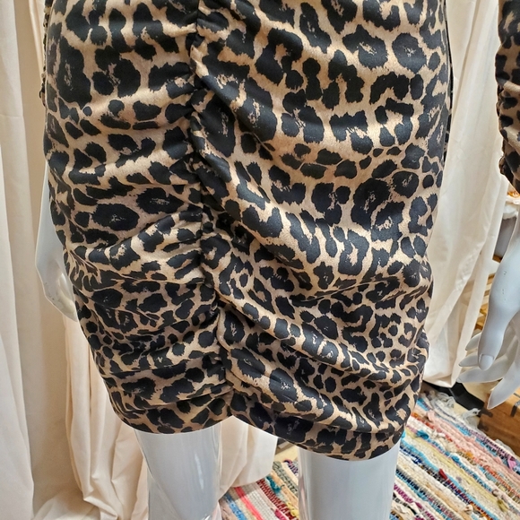 Zara Animal print mini dress - Picture 5 of 8